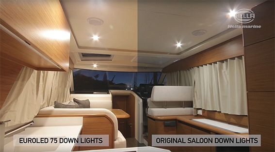 Comparing LED Lights in a Boat Interior